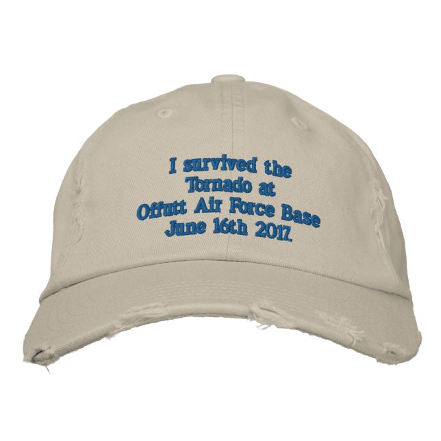 Offutt Air Force Base Embroidered Hat (Front)