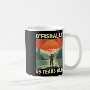 Ofishally 55 Years Old 1969 Fishing Fisherman 55th Coffee Mug