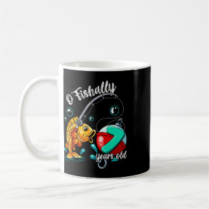 O'fishally 7 Years Old 7th Birthday Fishing Coffee Mug