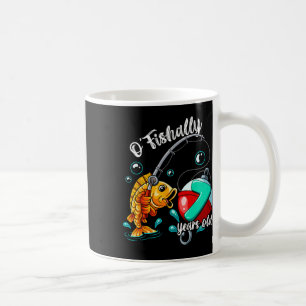 O'fishally 7 Years Old 7th Birthday Fishing Coffee Mug