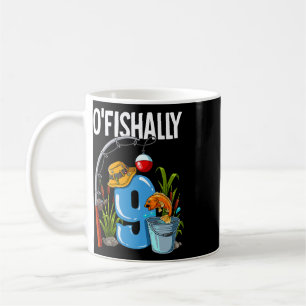 O'fishally 9 Years Old 9th Birthday Fishing Coffee Mug