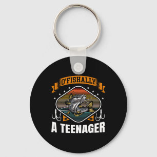 O'fishally A Teenager 13th Bday Fishing 13 Years O Key Ring