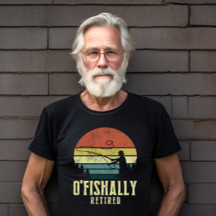 Ofishally Retired Funny fishing retirement T-Shirt