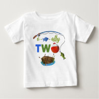 Ofishally TWO baby t-shirt Little fisherman shirt