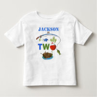 Ofishally TWO baby T-shirt O-fish-ally TWO boy