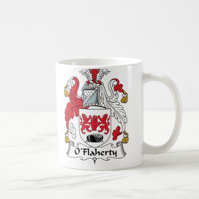 O'Flaherty Family Crest Coffee Mug (Right)