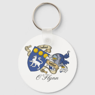 O'Flynn Family Crest Key Ring