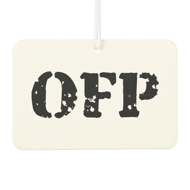OFP CAR AIR FRESHENER (Front)