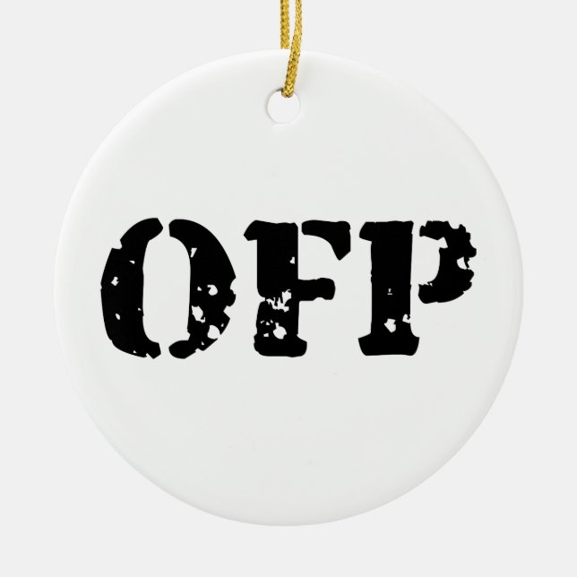 OFP CERAMIC ORNAMENT (Front)