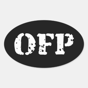 OFP OVAL STICKER