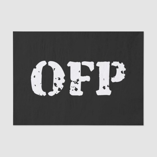 OFP TISSUE PAPER (Front)