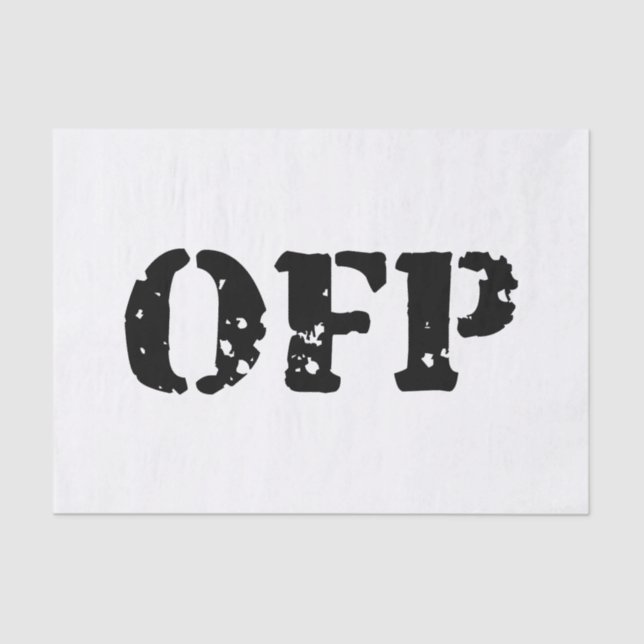 OFP TISSUE PAPER (Front)