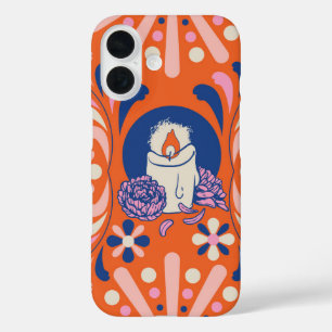 Ofrenda Glow – Día de Muertos Candle iPhone 16 Case