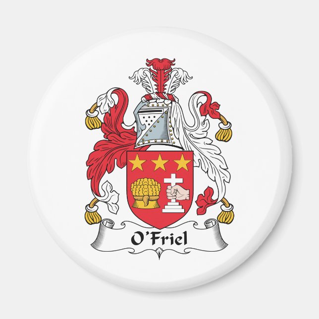 O'Friel Family Crest Magnet (Front)