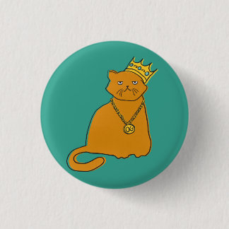OG Cat King 3 Cm Round Badge