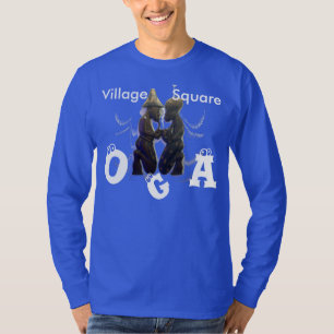 Oga Village Ibo Nigerian square Men African Print T-Shirt