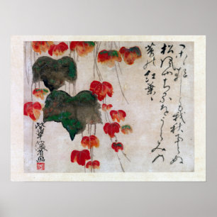 Ogata Kenzan Autumn Ivy Poster