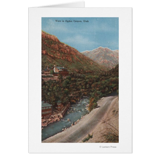 Ogden, Utah - Ogden Canyon View & River (Front)