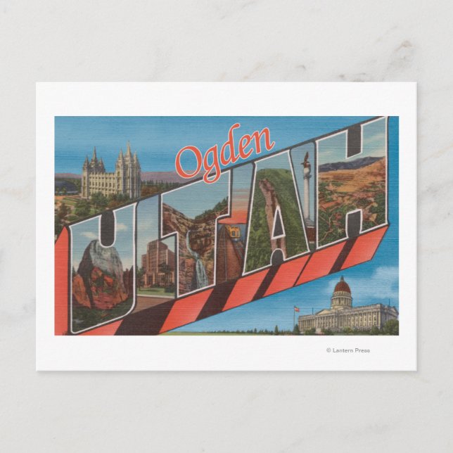 Ogden, UtahLarge Letter ScenesOgden, UT 2 Postcard (Front)