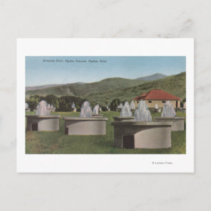 Ogden, UtahView of Artesian ParkOgden, Utah Postcard