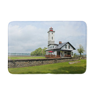 Ogdensburg Harbour Lighthouse, New York Bath Mat