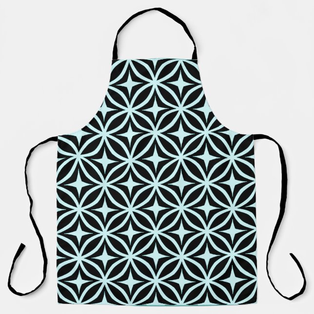 Ogee and Star Repeat Pattern  Apron (Front)
