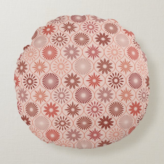 Ogee Boho flowers Round Cushion (Front)