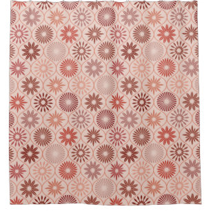 Ogee Boho flowers Shower Curtain