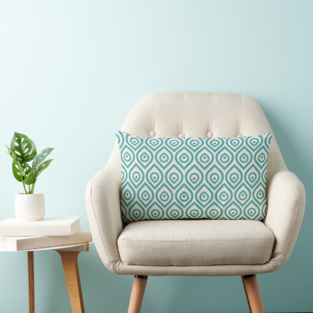 Ogee retro pattern lumbar cushion (Chair)