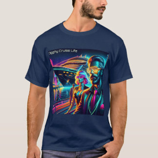 Ogghy Cruise Life Miami Neon T-Shirt