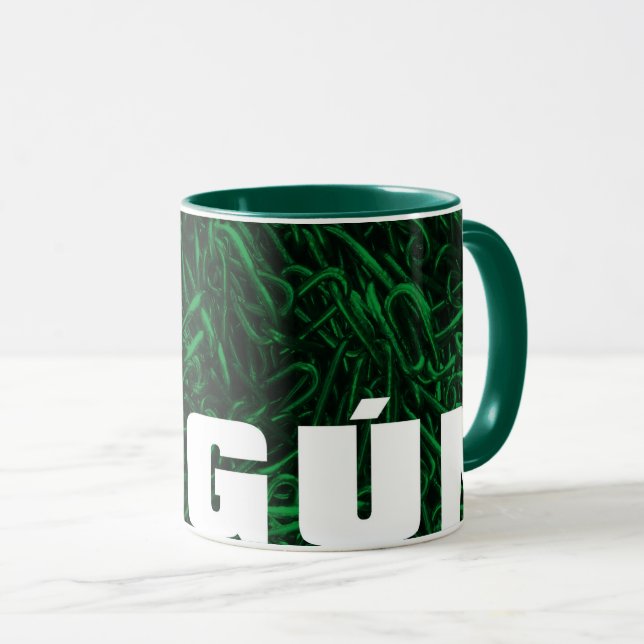 Oggun and green chain mug (Front Right)