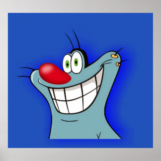 Oggy And Cockroaches Poster