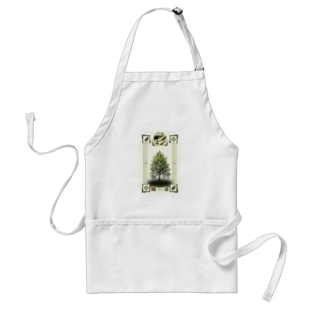 Ogham runes - Ioho Standard Apron (Front)
