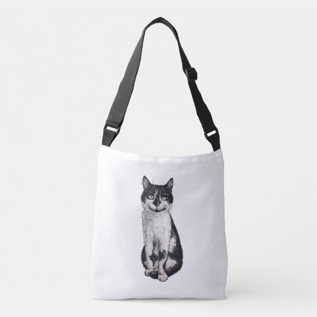 Ogie the cat crossbody bag (Front)
