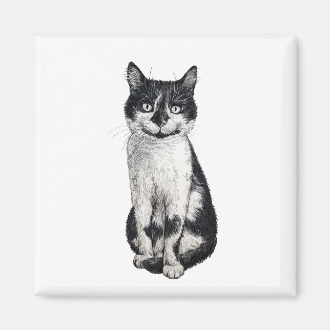 Ogie the cat magnet (Front)