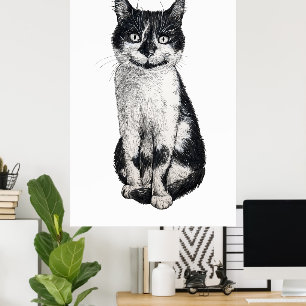 Ogie the cat poster