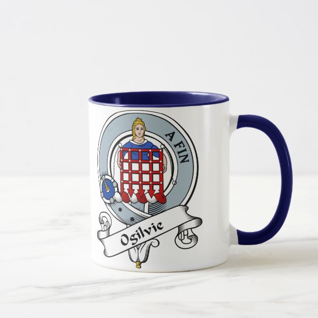 Ogilvie Clan Badge Mug (Right)