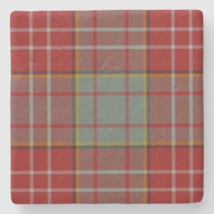 Ogilvie Clan Tartan Plaid Stone Coaster