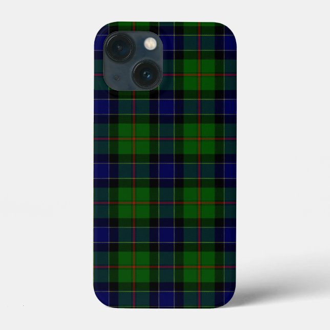 Ogilvie tartan blue green plaid Case-Mate iPhone case (Back)