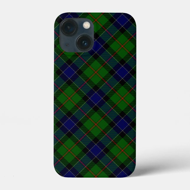 Ogilvie tartan blue green plaid Case-Mate iPhone case (Back)