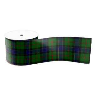 Ogilvie tartan blue green plaid grosgrain ribbon
