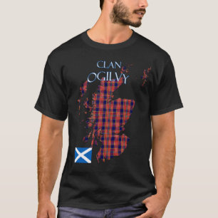Ogilvy Scottish Clan Tartan Scotland T-Shirt