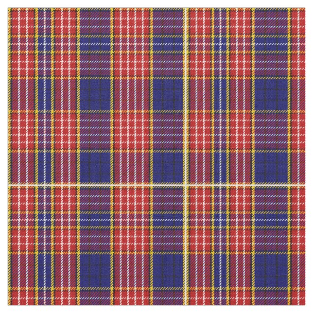 Ogilvy Tartan Print Fabric (Close Up)