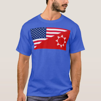 Oglala Lakota American Flag  T-Shirt