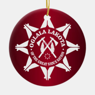 Oglala Lakota Ceramic Tree Decoration