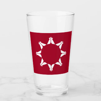 Oglala Lakota Sioux Flag Glass