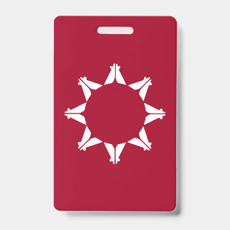 Oglala Lakota Sioux Flag ID Badge
