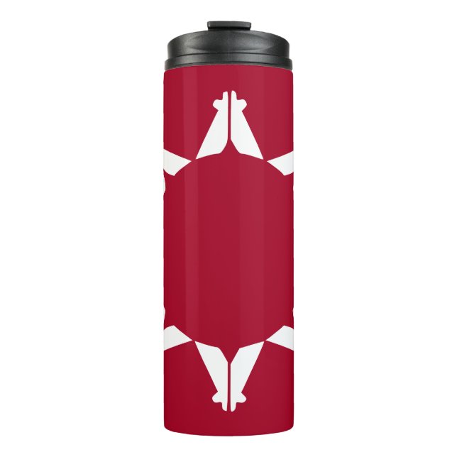 Oglala Lakota Sioux Flag Thermal Tumbler (Front)