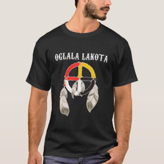 Oglala Lakota Sioux South Dakota Medicine Wheel La T-Shirt