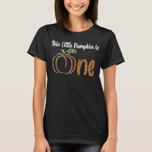 OgNL This Little Pumpkin Is One Fall Autumn 1st Bi T-Shirt
